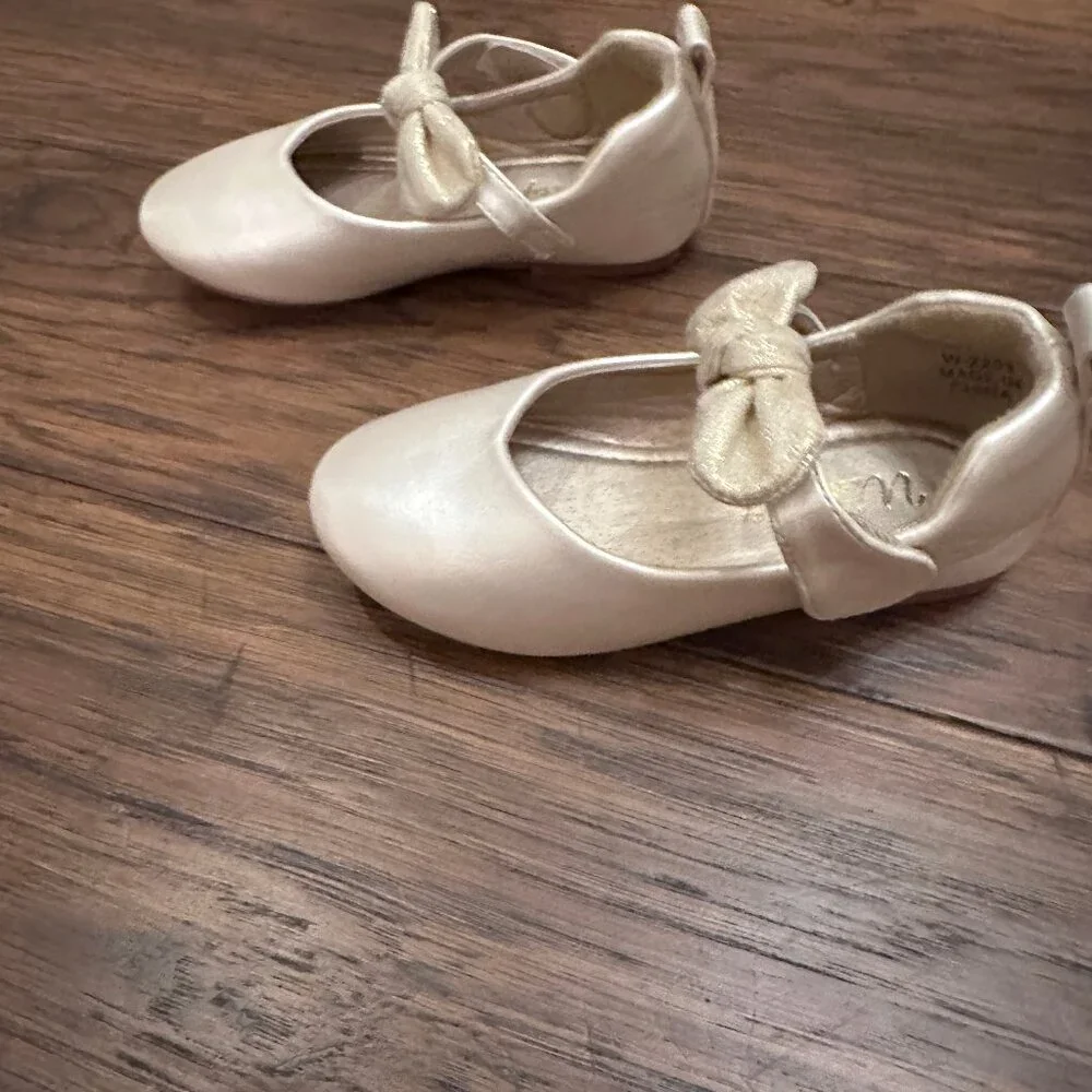 Walofou Angela Mary Jane Ballet Flats With Bow
